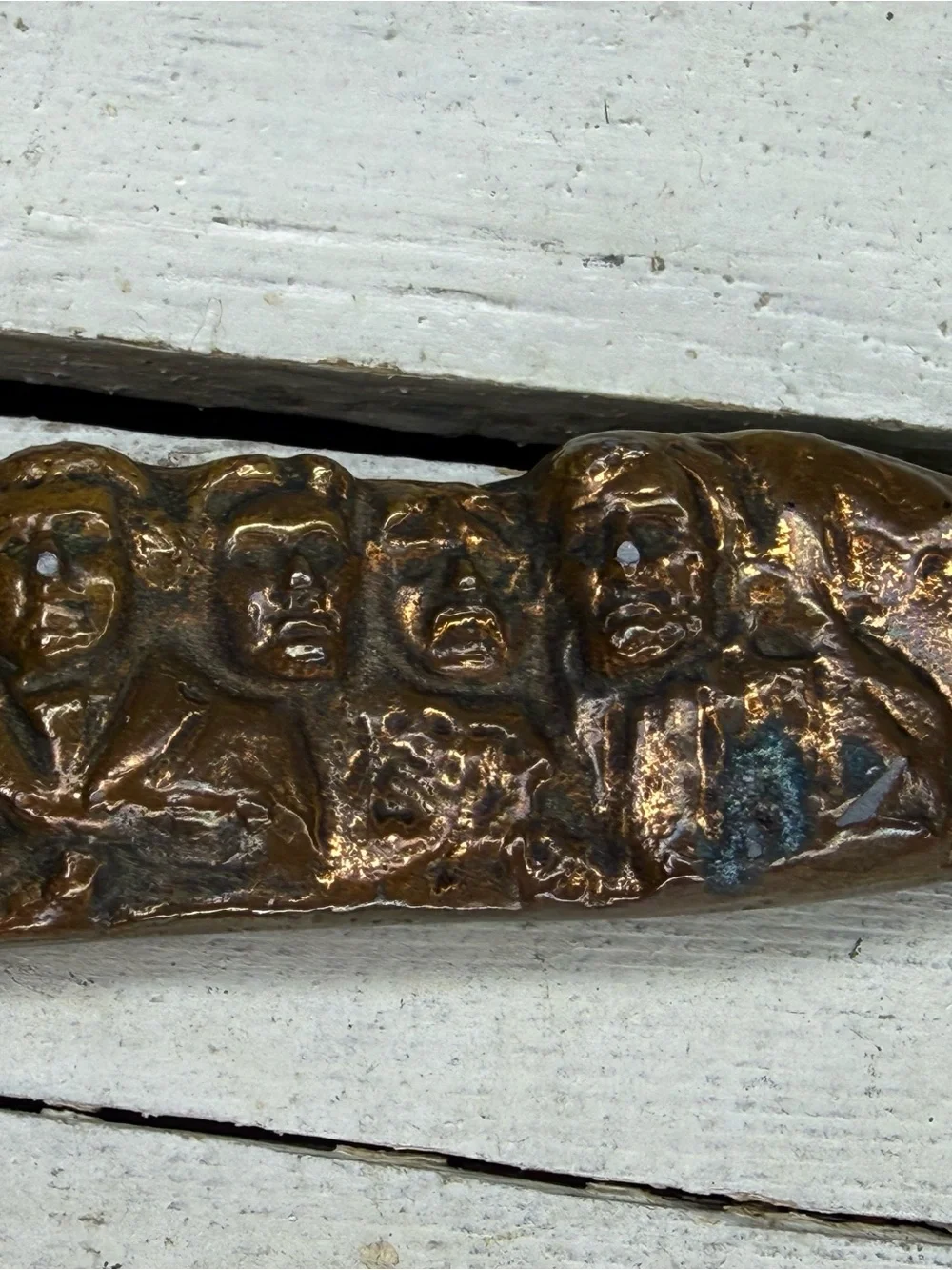 Vintage Mount Rushmore National Memorial Copper letter opener souvenir